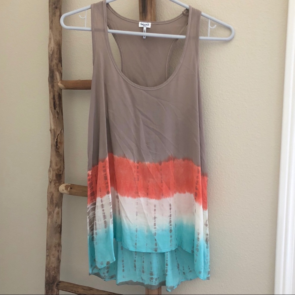Splendid Tie Dye Tank sz S